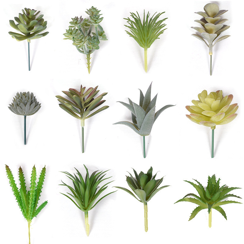Artificial succulent plant green plant decorations cactus Mini small ornaments combination succulent potted bonsai wholesale Artificial succulent plant green plant decorations cactus Mini small ornaments combination succulent potted bonsai wholesale