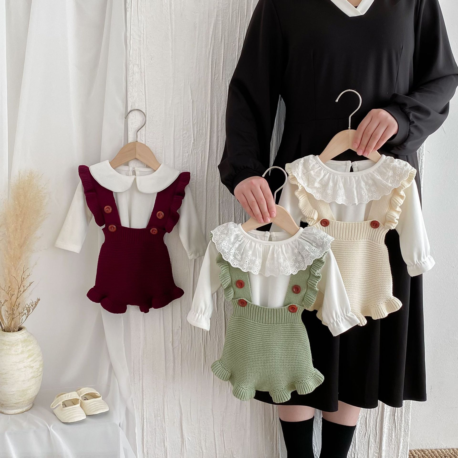 96g Weight Romper Children's Clothing Type Shorts Pants Length Cotton Fabric Type Mid Waist Waist Line Baby(0-2Years) Age Group Holiday, Daily, Selfie Occasion Regular Fit Fit Type Solid Color Pattern Spring, Autumn Season Baby Girl'S Gender Elegant, Cute Style Elegant Cute Solid Color Cotton Pants & Leggings 4