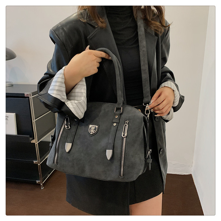 New cross-border foreign trade women's bag 2024 Retro casual handbag, European and American trend single-shoulder crossbody bag, tote bag for women undefined