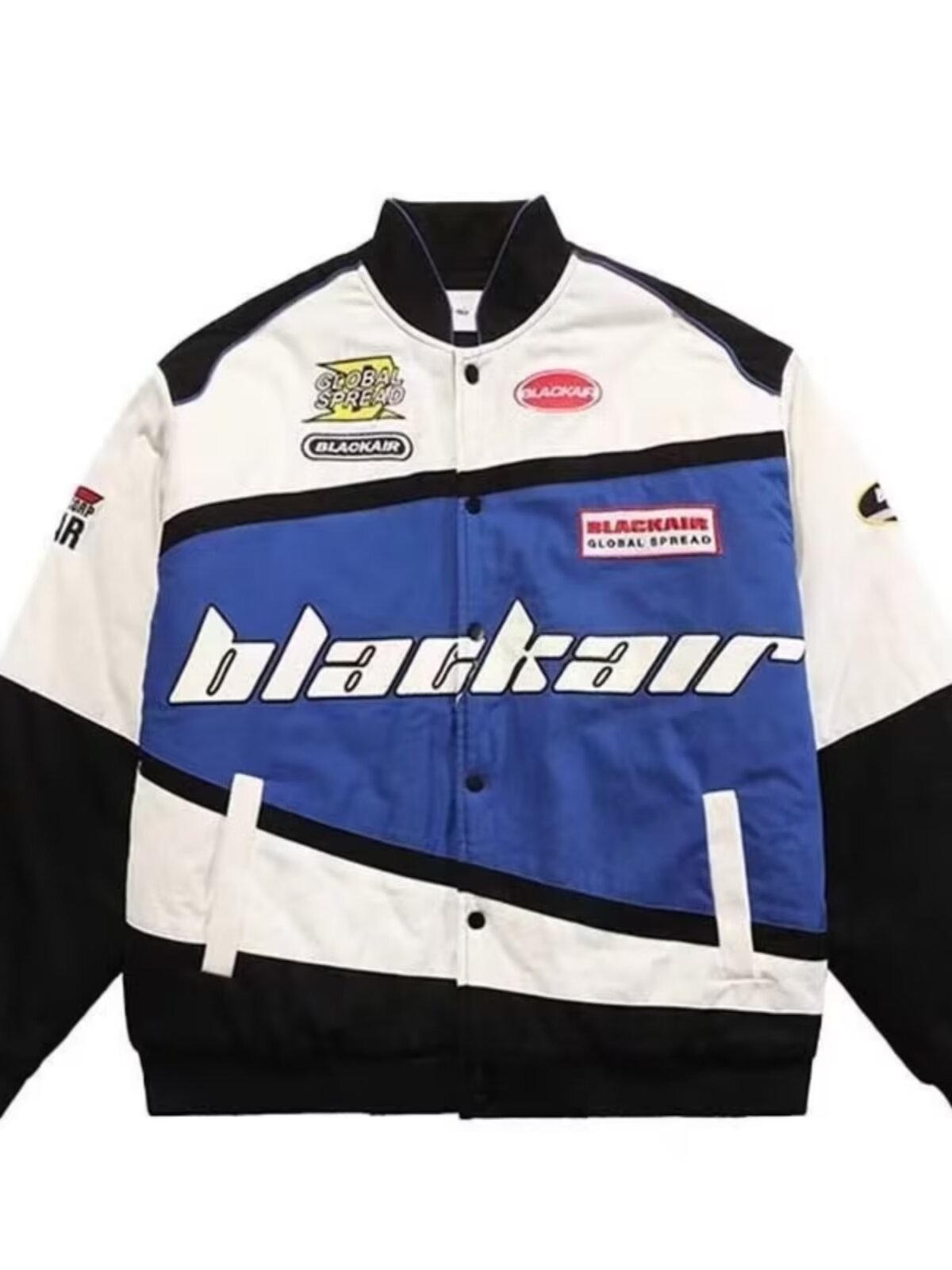 Costum de curse hip-hop de primăvară nou, brodat, High Street, la modă, de brand, pentru motocicletă, costum de baseball, jachetă pentru bărbați_voghion.com