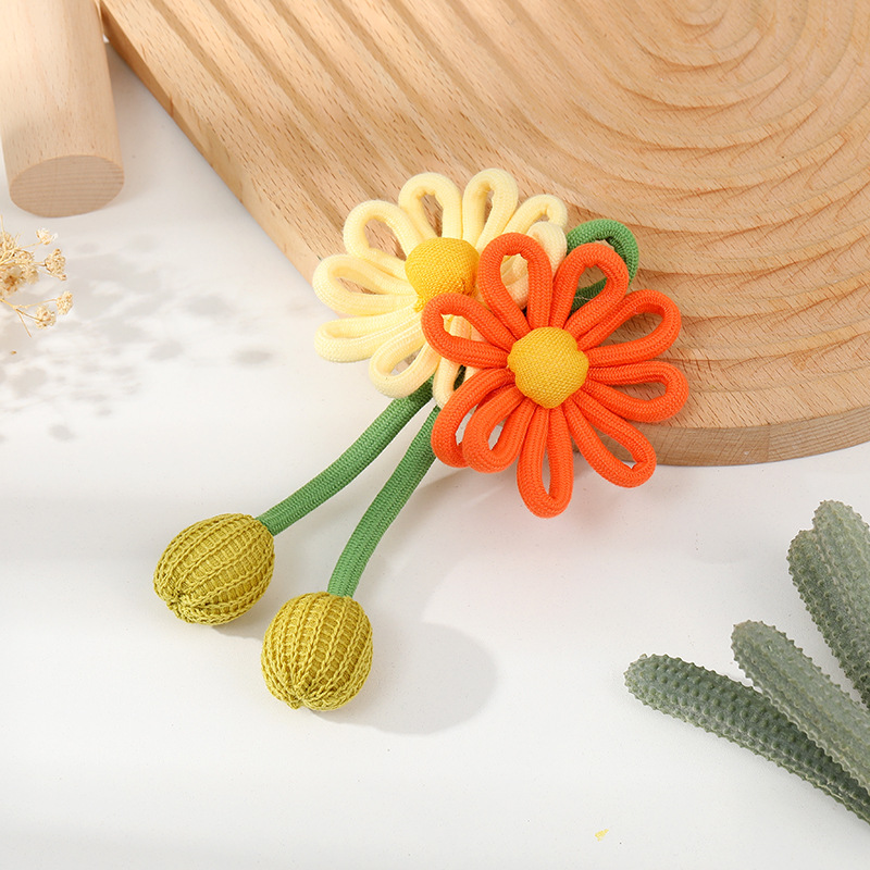 Pastoral Style Hat Bag Accessories Diy2025 New Cute Fabric Decal Accessories Flower Brooch Decoration