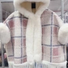 Children's style pink plaid