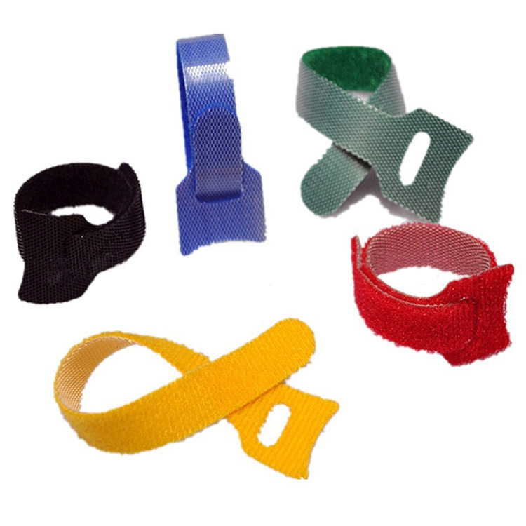 超薄背对背扎带T型魔术贴充电器扎带T型猫眼电脑理线扎线带绑线带