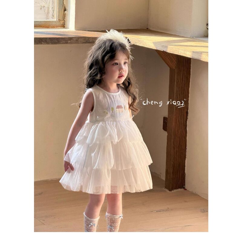Sweet Little Girl Dress Summer Children's Clothing New Birthday Dress Children's Tulle Dress Princess Dress Girl's Cake Dress Sweet Little Girl Dress Summer Children's Clothing New Birthday Dress Children's Tulle Dress Princess Dress Girl's Cake Dress
