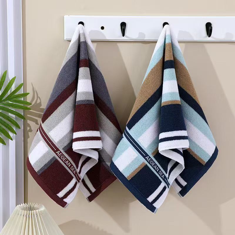 17 Plain Weave High-End Washed Pure Cotton Thickened All-Cotton Men's and Women's Highly-Rated Soft Face Adult 33 Absorbent Towel