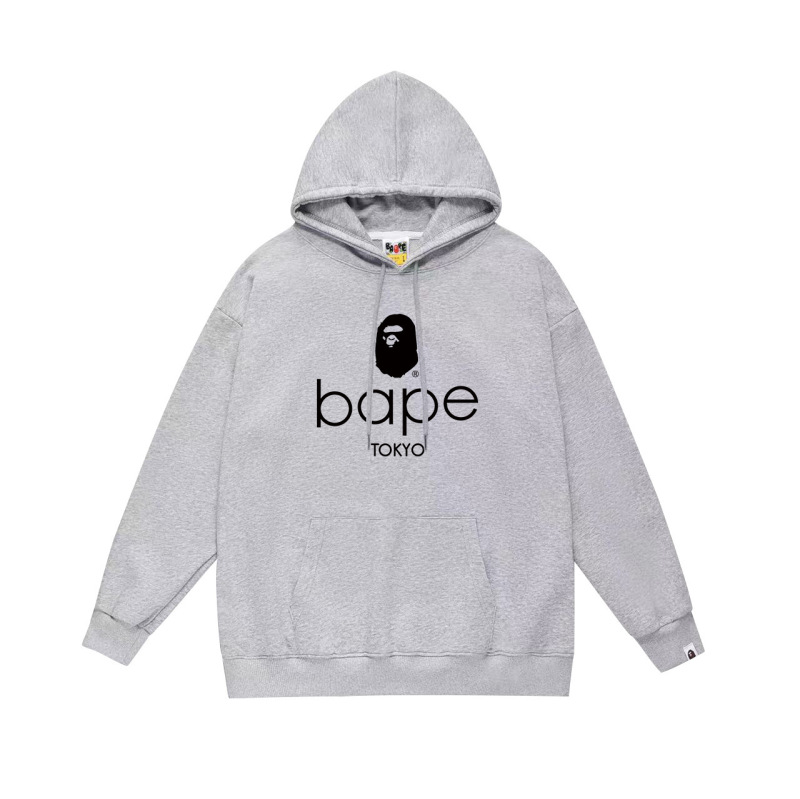 BAPE猿人头潮牌单面印花连帽卫衣秋冬新款嘻哈潮流男女同款|undefined