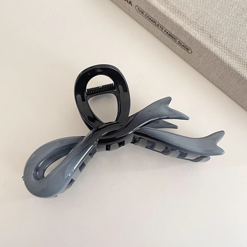 Clip de garra grande Placa de horquilla de acrílico horquilla hembra elegante temperamento tiburón clip tocado clip de Cabeza trasera horquilla