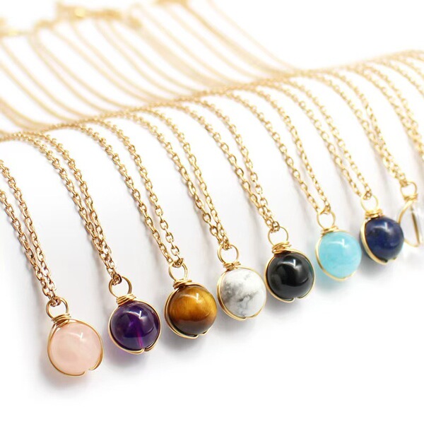 Onyx sapphire children's pendant stainless steel