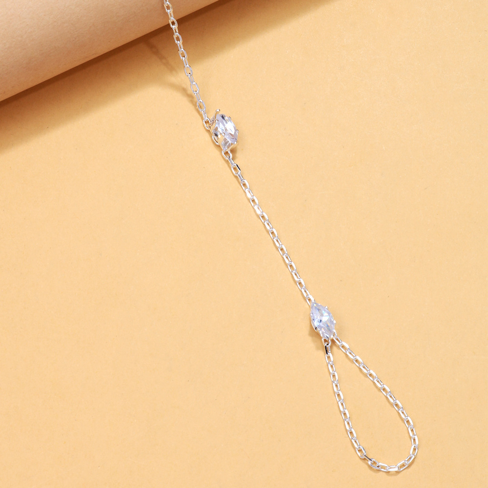 cable chain Chain Type 1 Piece Quantity Daily, Street Occasion Wholesale Jewelry Simple Style Geometric Copper Cable Chain Bracelets