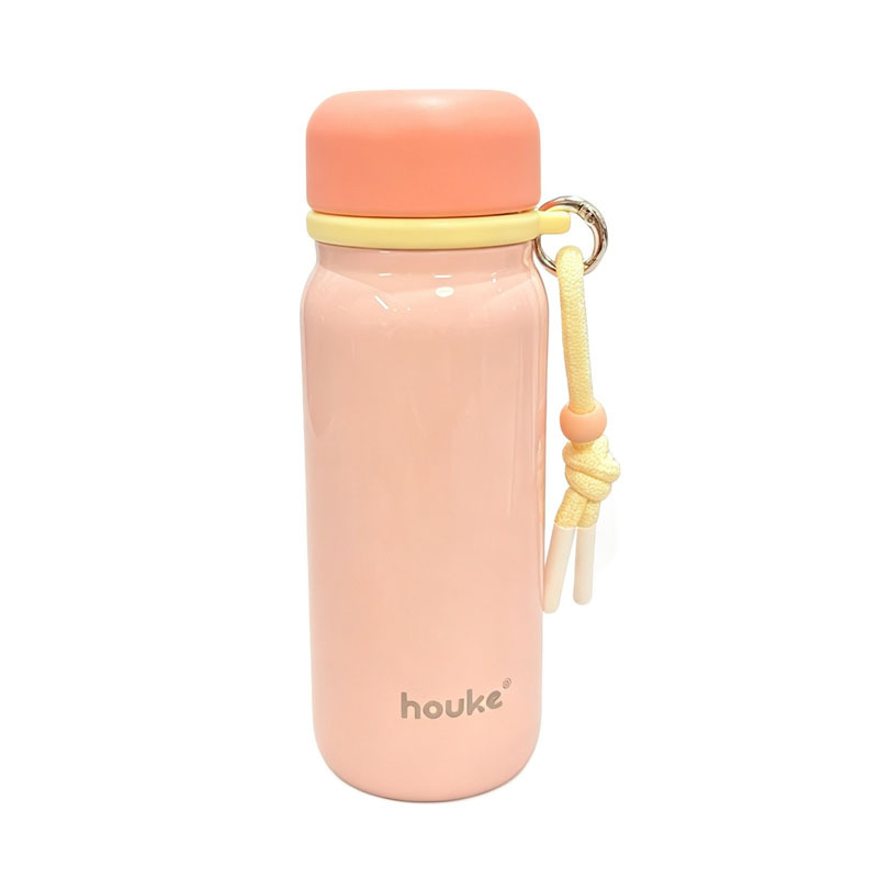 휴대용 미니 보온병 250ml 스트랩 스테인리스 텀블러