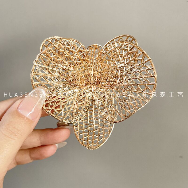 3Dプリントフィルム胡蝶蘭シミュレーション単輪花頭手作り結婚お土産喜糖箱装飾diy靴花|undefined
