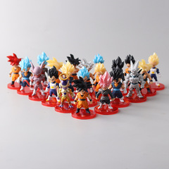 一代21款七龍珠手辦戰鬥款 孫悟空貝吉塔 弗利沙模型玩具公仔擺件