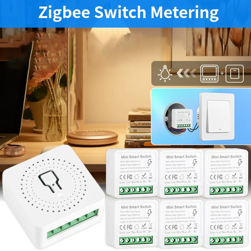 Устройство для измерения статистики заряда Tuya ZigBee, 16А