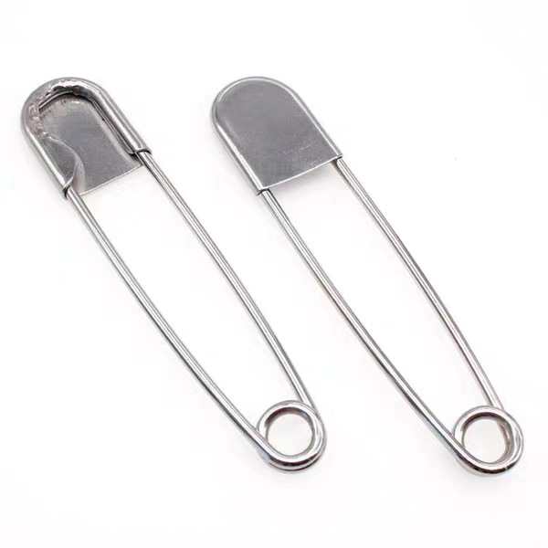 Stainless steel pin large thickened buckle pin to fix clothes oversized steel wire hardened steel needle paper clip