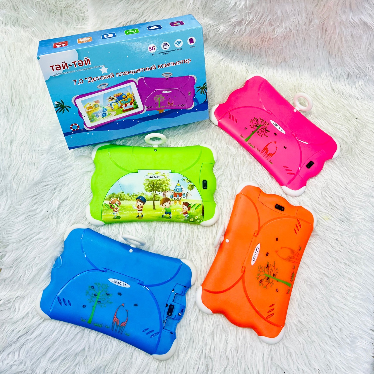 New 7inch Kidsren's Learning Tablet Computer with Stand 3g Call Ipshd Tablet Pc Manufacturer Ready Stock