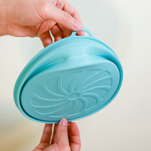 High temperature resistant folding silicone air fryer basket baking pan inner basket silicone pot air fryer