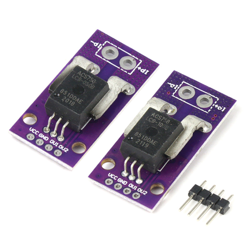 ACS758LCB-050B/100B-PFF-T 50A/100A线性霍尔电流传感器检测模块