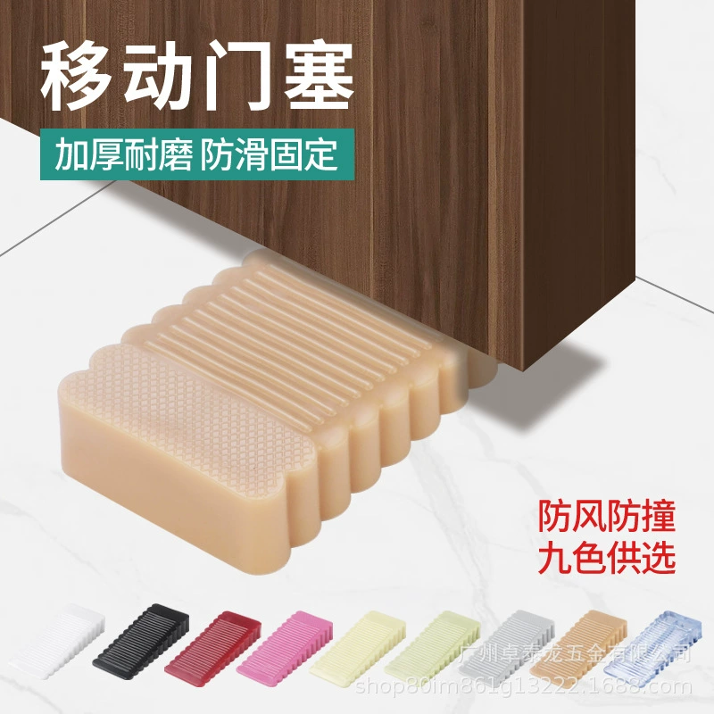 Door plug, safe windproof stopper for home use, collision protection