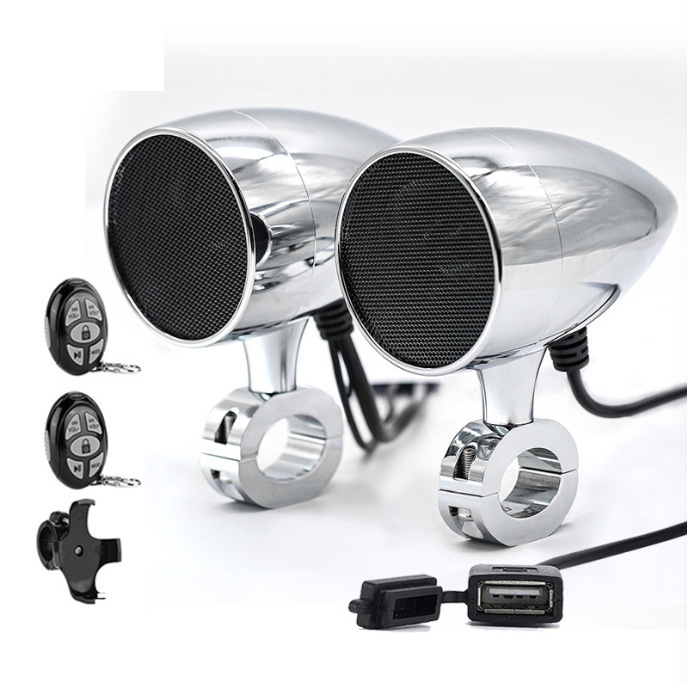 Motorcycle Audio Set Bluetooth Speaker Car Speaker Helmet Headset Universal Modified Audio System