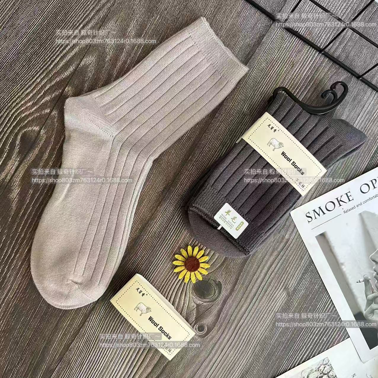 Gran cantidad y excelente precio adultos hombres y mujeres de lana calcetines invierno negocios casual calcetines gruesos medias de Cachemira de invierno al por mayor