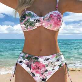 2026新款欧美泳衣女跨境性感分体比基尼泳装现货批发 bikini