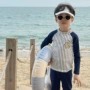 韩国长袖速干男女游泳衣