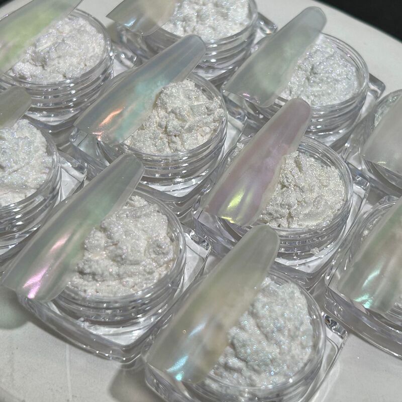 Multi-Light Chameleon Aurora Powder Glazed Powder Gilt Powder DIY Toy Materials Cross-Border E-Commerce Nail Art Accessories Can Be Rubbed