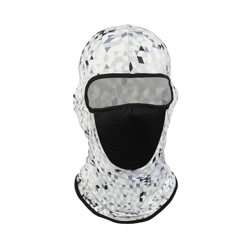 Sombrero estampado de seda de hielo, casco de ciclismo de camuflaje, mascarilla transpirable de primavera y verano, revestimiento, mascarilla de bicicleta, casco, sombrero