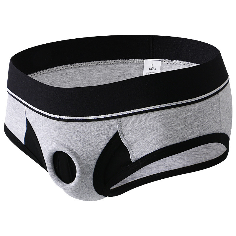 Manufacturers men's fun flirting men's and women's briefs built-in vibrator bag genuine and fake penis dual-purpose A032-SJ Manufacturers men's fun flirting men's and women's briefs built-in vibrator bag genuine and fake penis dual-purpose A032-SJ