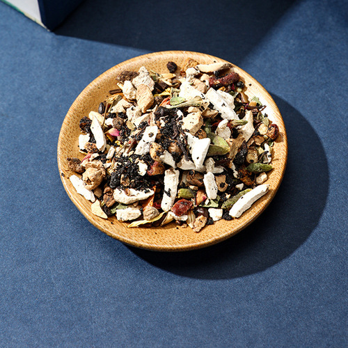 Wholesale ginseng five treasure tea, Polygonatum odoratum tea, Poria cocos, wolfberry tea, non-kidney-tonifying tea, tea bags, health tea manufacturers on behalf of