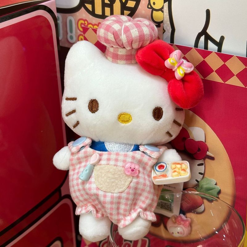 ハローキティバッグペンダントリトルシェフシリーズハローキティ人形ペンダントかわいい漫画人形キーホルダー|undefined