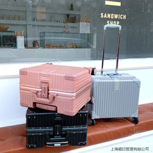 铝框小型行李箱女寸轻便迷你登机拉杆箱男旅行密码箱子寸代发包邮