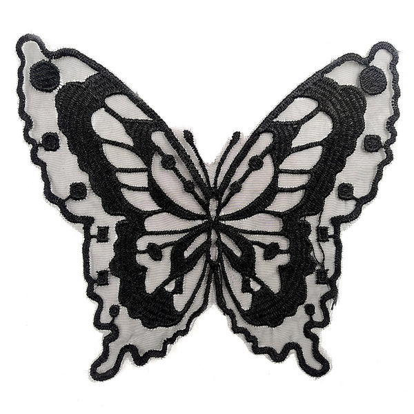Embroidered butterfly cloth sticker underwear