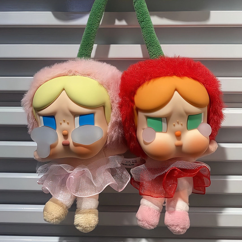 愛の神が泣く赤ちゃん、甘い一緒に、涙のチェリー、ビニール製の顔、ぬいぐるみ、トレンディなおもちゃ、車の装飾、バッグの飾り|undefined