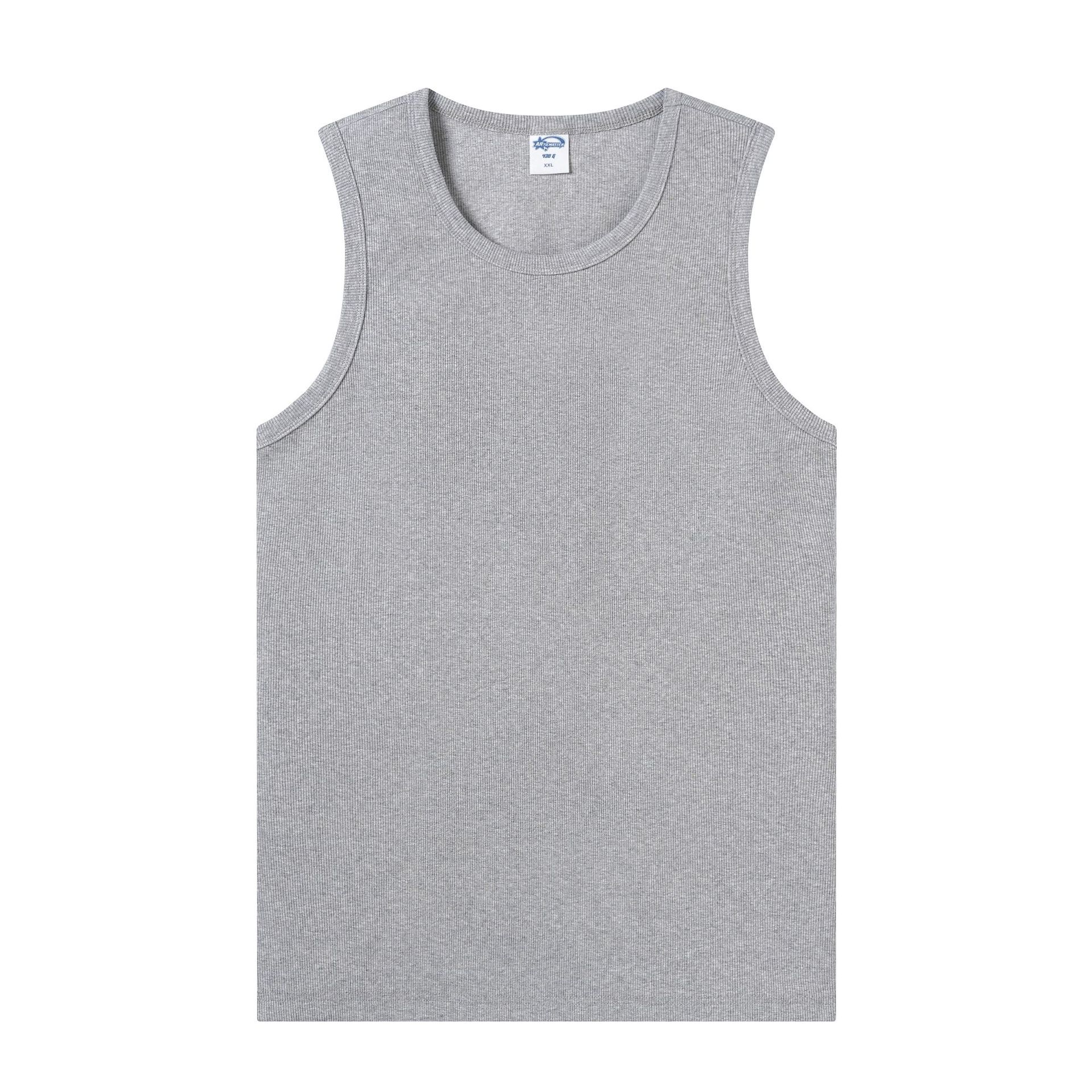 Verano chaleco sin mangas hombre marca de moda suelta camiseta de ajuste hombre chaleco casual camiseta deportiva