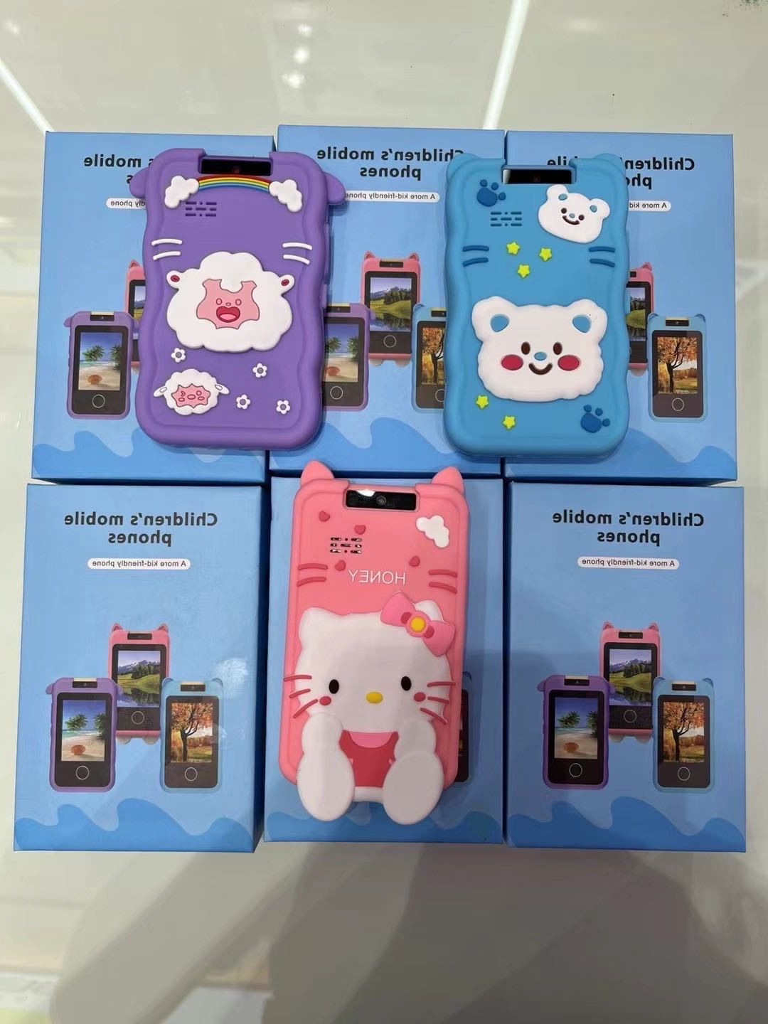 Nuevos productos transfronterizos de pantalla táctil de 2,8 pulgadas para niños cámara de dibujos animados juegos de dibujos animados MP3 cámara de video