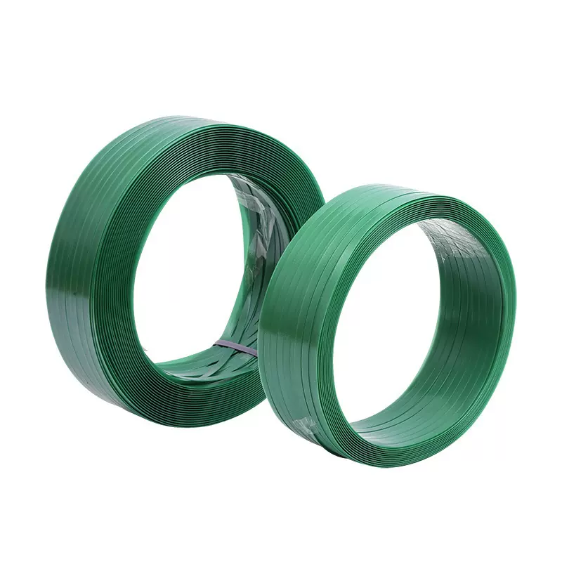 厂家供应  pet聚酯打包带 热熔打包带 绿色塑钢带