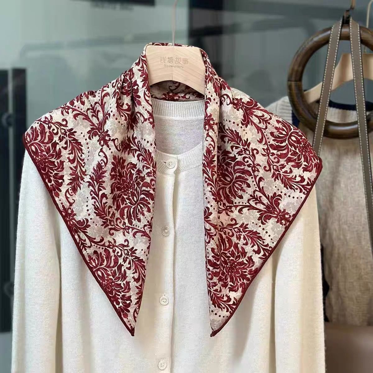 뽕나무 실크 실크 울 (수연 청년 65 스퀘어 스카프) 가을 겨울 패션 기질 고급 실크 울 스퀘어 스카프