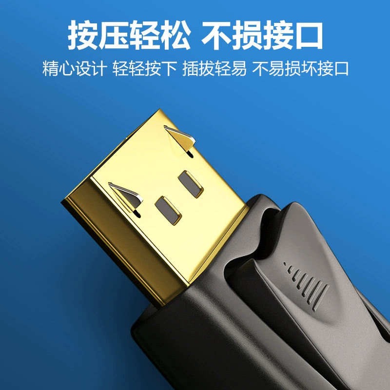 Оптовый кабель-переходник 4k*2KDP к HDMI, Displayport кабель переходник, подключение к ТВ