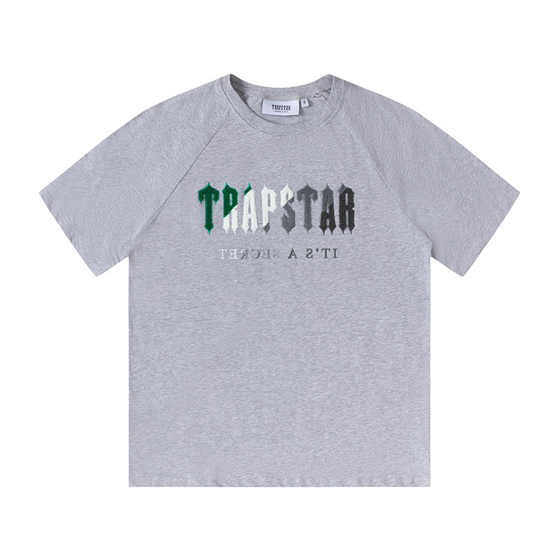 新作入荷 クロスボーダー貿易 Trapstar 高画質プリント 半袖ショートパンツセット 長袖|undefined