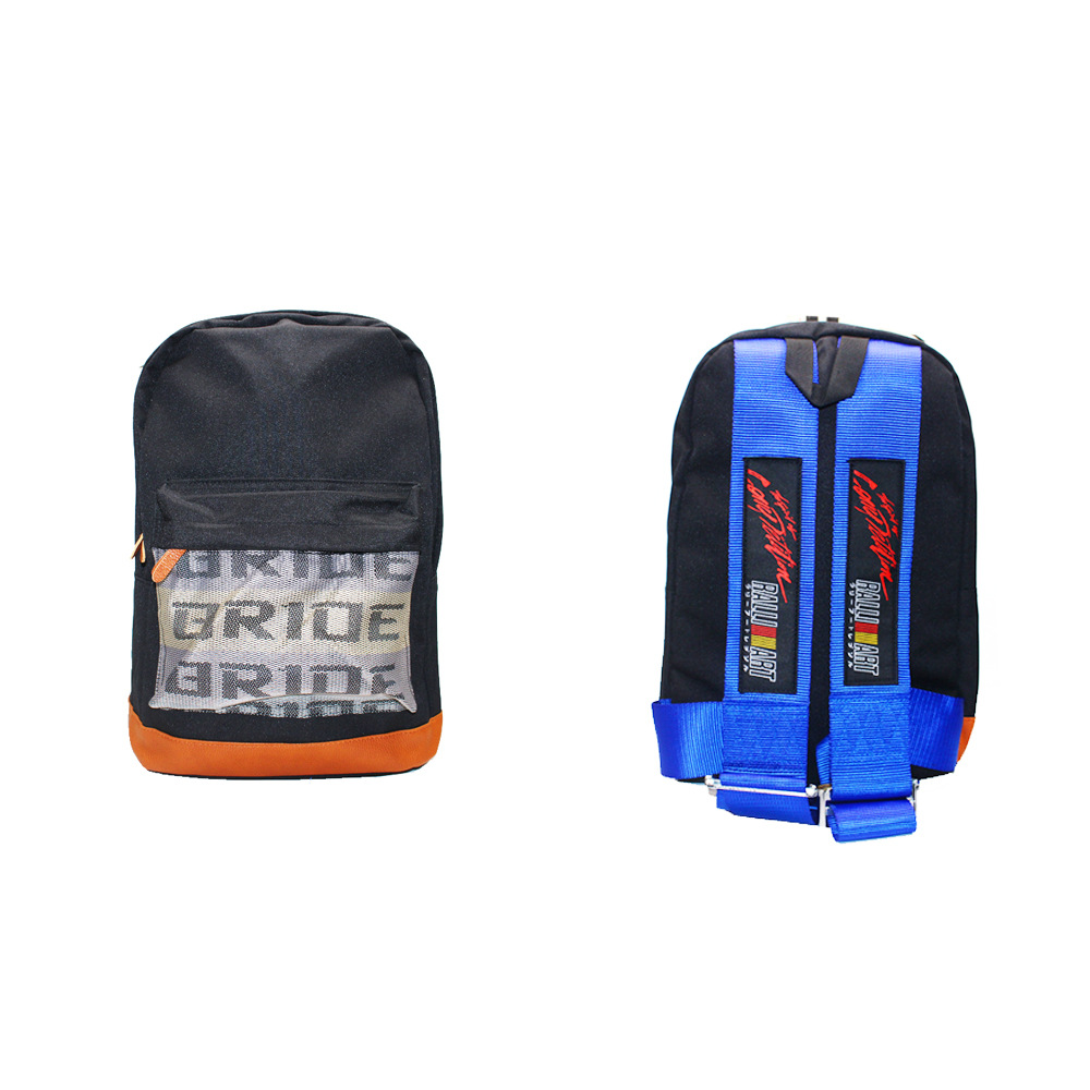 Factory Direct Supply Jdm New Takata Modified Seat Belt Small Backpack Racing Bride Backpack Computer Bag