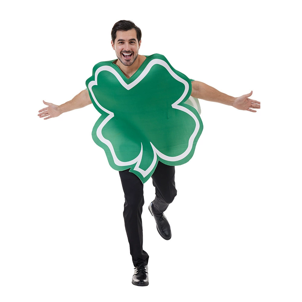День Святого Патрика в Ирланде St. Patrick's Day Lucky Clover играет костюмное шоу