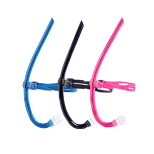 Free diving breathing tube front diving supplies snorkeling full silicone breathing hose swimming training children training