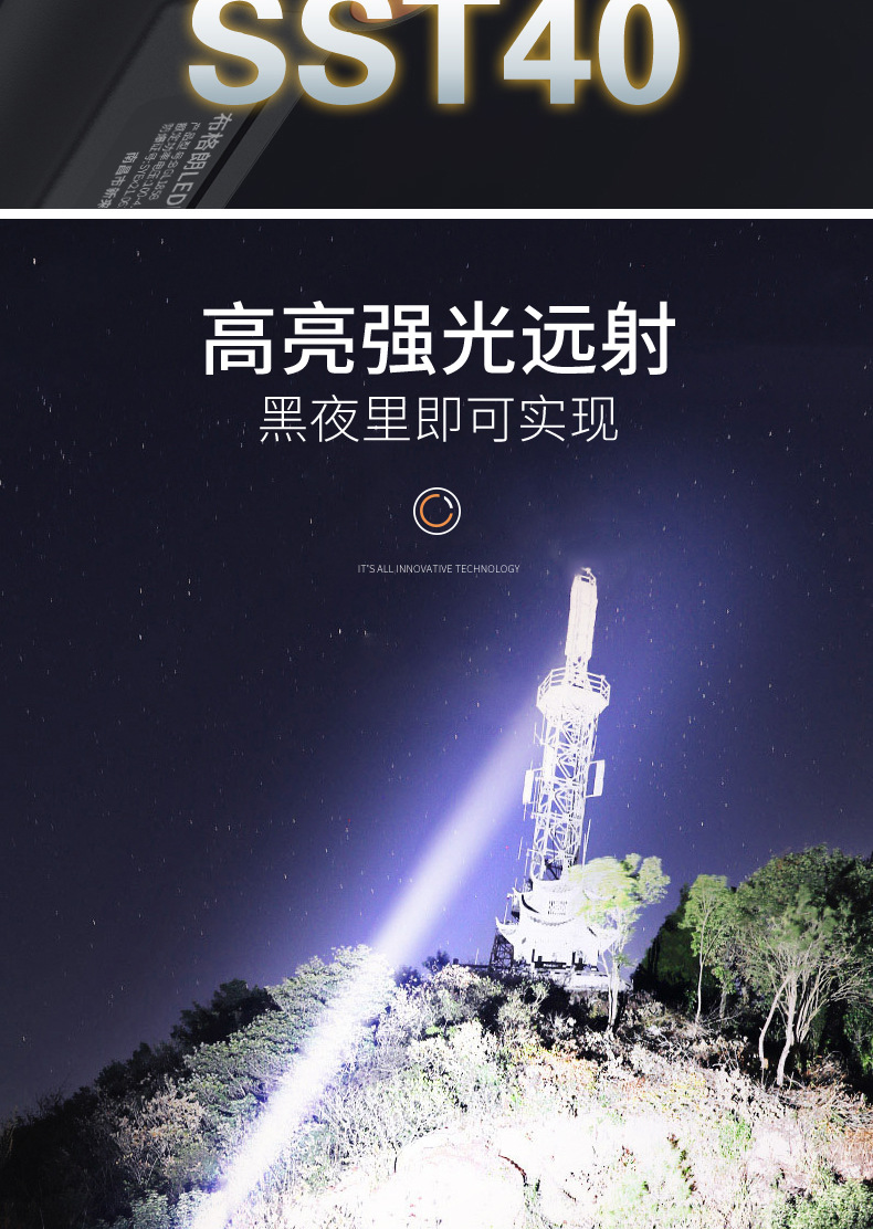 Bouguignon Explosion-Proof Flashlight for Shipyard Sandblasting and Painting, Rechargeable Fire Inspection Led Light with Explosion-Proof Strong Light