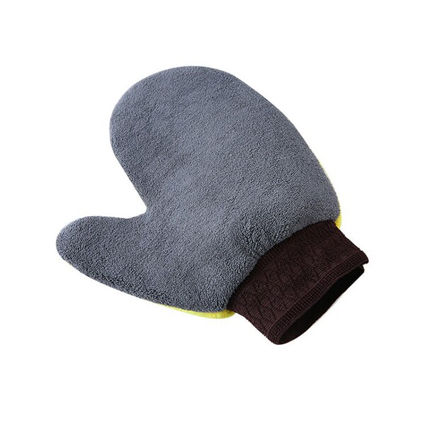 Harmless non-slip waterproof coral double-sided winter gloves
