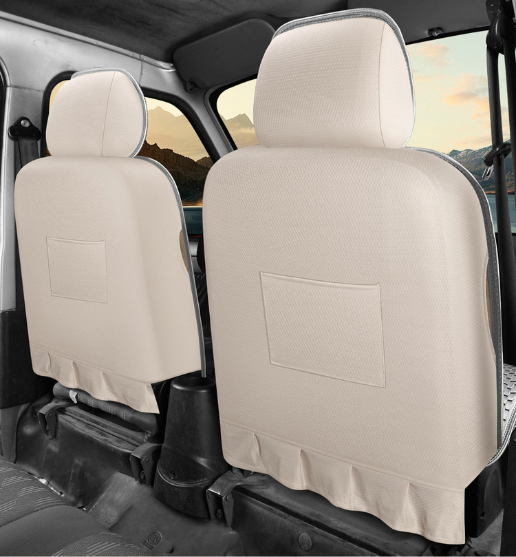 Special wuling glory new card 1.51.8 double-row seat small truck for special car ice silk breathable four-season seat cover