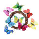Double layer simulation butterfly 3D stereo butterfly magnet pin crafts decoration home PVC butterfly decoration