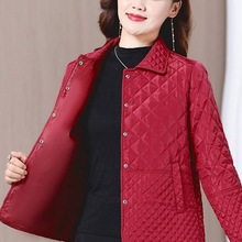 2025新款中老年女装冬装短款时尚薄棉衣棉袄棉服外套妈妈装棉衣女