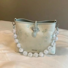 Chio2nd Tot Bag - South Wind Rain and Red Ink Painting Women's 2024 New Arrival Unisex Designer Single Shoulder Crossbody Bag