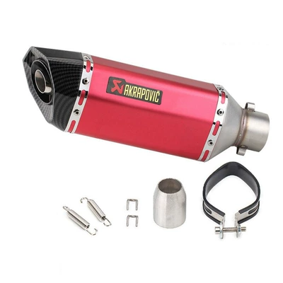 exhaust pipe – Motorcycle exhaust pipe - 305mm-red